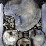 Marina Berdalet - Sèries - Caps i capitells - Capitell - Oli sobre tela - 36 x 41 cm - 2001