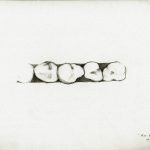 Marina Berdalet - Sèries - Caps i capitells - Mur de contenció - Llapis sobre paper - 20 x 15 cm - 17.2.2002