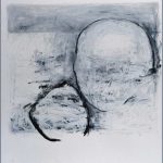 Marina Berdalet - Sèries - Caps i capitells - Paisatge - Barra d’oli sobre paper - 100 x 70 cm - 31.12.2002