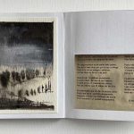 Marina Berdalet - series - llibres d’art sobre obra poètica - J.V.Foix - Onze Nadal i un cap d’any- Mixta sobre paper - 16 x 17,5 cm - 2012