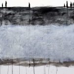 Marina Berdalet - Sèries - Terra - aigua - aire - El ventre de la terra - Oli i tinta xinesa sobre paper -100 x 70 cm - 2008