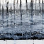 Marina Berdalet - Sèries - Terra - aigua - aire - El ventre de la terra - Oli i tinta xinesa sobre paper -100 x 70 cm - 2008