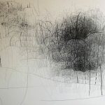 Marina Berdalet - Sèries - Traços i estructures del Gest - Estructura del gest LX - Grafit sobre paper - 100 x 60 cm - 2009