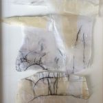 Marina Berdalet - Sèries - Traços i estructures del Gest - Muda - Llapis sobre paper i vernís - 81 x 50 cm aprox- 2014