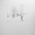 Marina Berdalet - Sèries - Weltanschauung - Passejades - llapis sobre paper - 20 x 20 cm - 2017