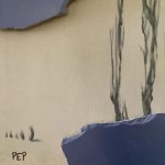 Marina Berdalet - Bugada - Disseny i il·lustració - dibuix i realització de la ceràmica per a la làpida d’en Pep Sindreu Portabella -2021