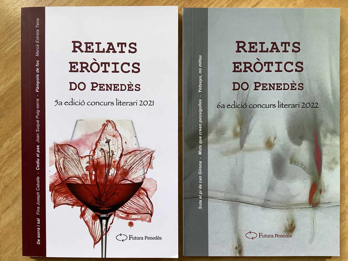 Marina Berdalet - Bugada - Disseny i il·lustració -Dibuix per a la portada de la 5a i 6a edició dels Relats eròtics D.O. Penedès. Concurs literari 2021-2022 - Futura Penedès