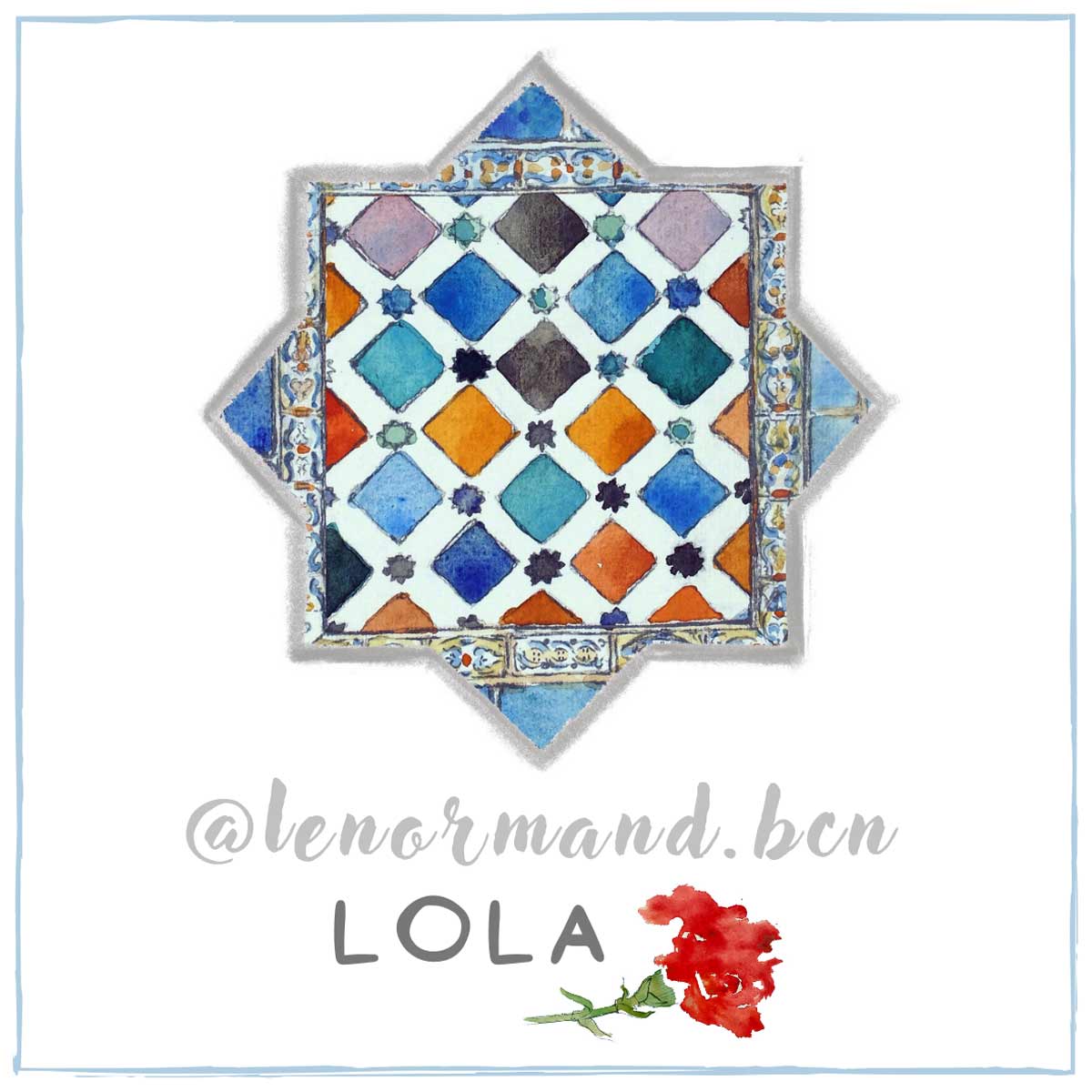 Marina Berdalet - Bugada - logo - Lenormand.bcn - Lola Clavel -2021