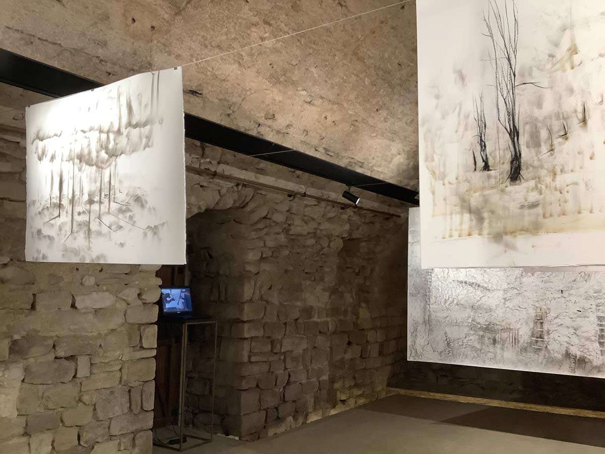 Marina Berdalet - Exposicions - Instal·lació Exposició Escalo les torres sonores, L’Albergueria, Vic 2020