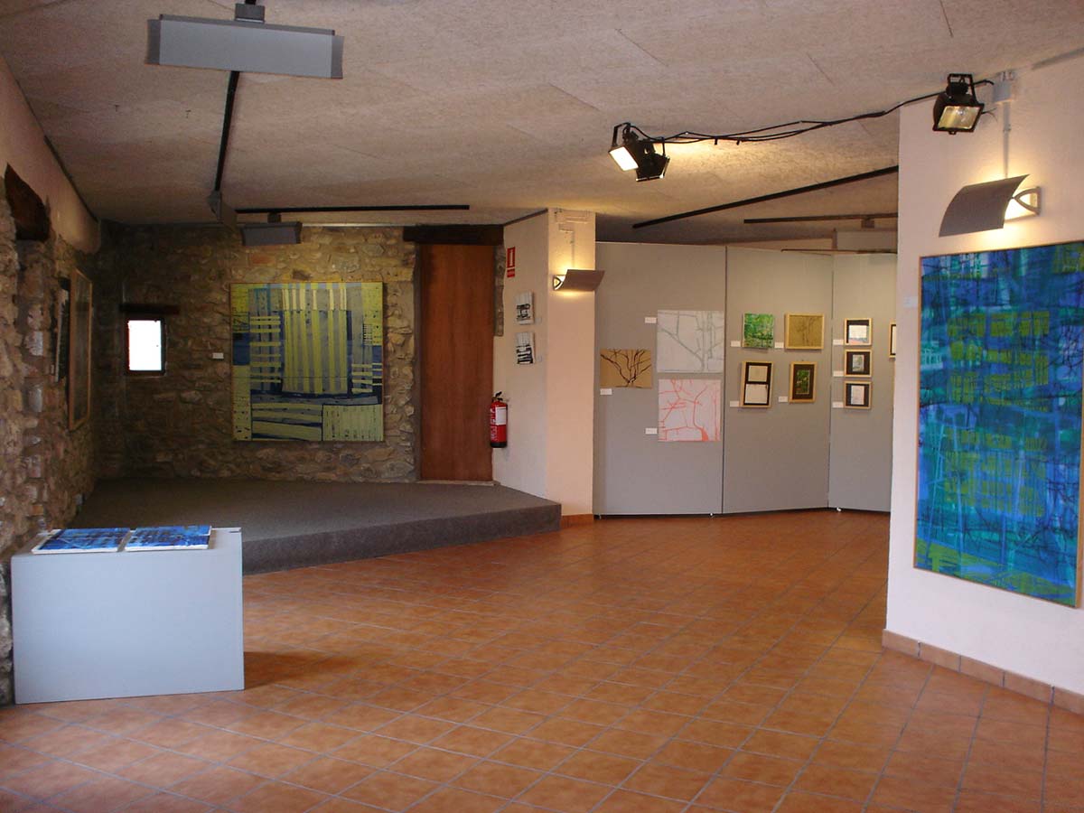 Marina Berdalet - Exposicions - Traços del Gest - Cal Balaguer del Porxo- Súria - 2006 - Vistes de les sales